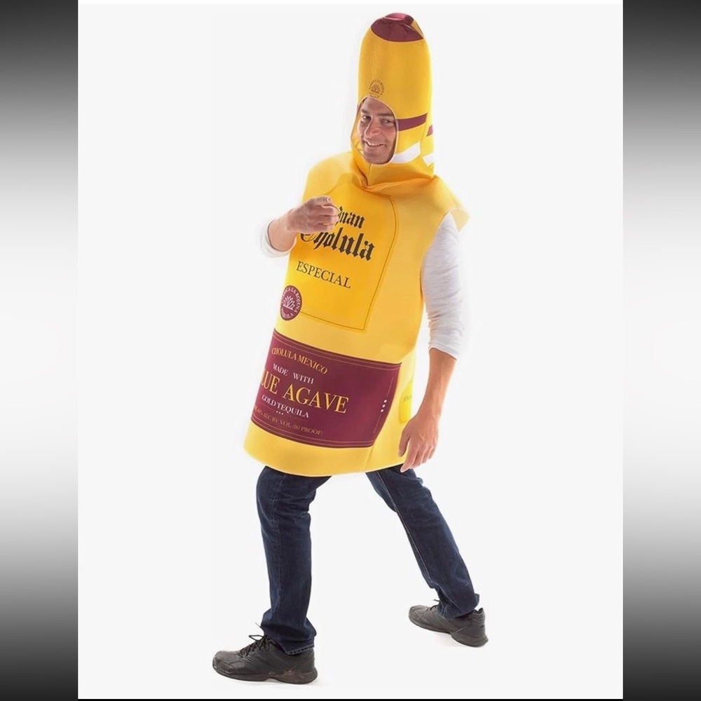 Top Shelf Tequila NWT Costume Adult One Size Funny Halloween Outfit